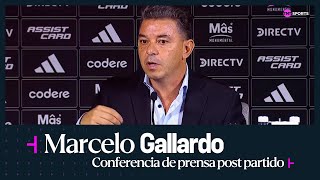EN VIVO: Marcelo Gallardo habla en conferencia de prensa tras River vs. Platense