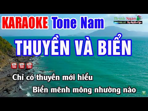 Thuyền Và Biển Karaoke Beat Nam Chuẩn | Nhạc Sống Thanh Ngân