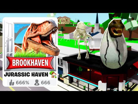 Eu Criei o Brookhaven dos Dinossauros! 🦖