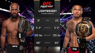 Demetrious Johnson vs Joshua Van Full Fight - UFC 5 Fight Night