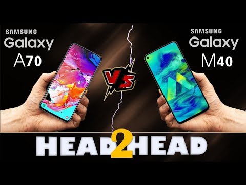 (ENGLISH) SAMSUNG GALAXY A70 VS GALAXY M40