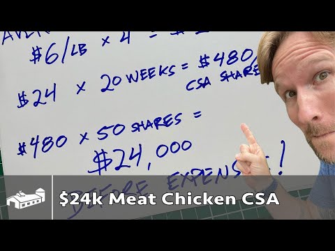 $24,000 Broiler Chicken CSA - Year 1