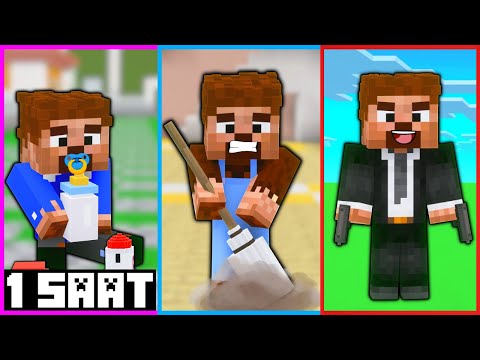 MİNECRAFT BEBEKLİKTEN MAFYALIĞA ARDANIN HAYATI FİLMİ! 😱 - Minecraft