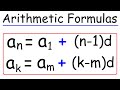 Arithmetic Sequences and Series Concepts