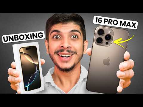 iPhone 16 Pro Max Unboxing and first Impressions 🔥🔥🔥