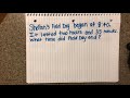 Elapsed Time Problem Solving