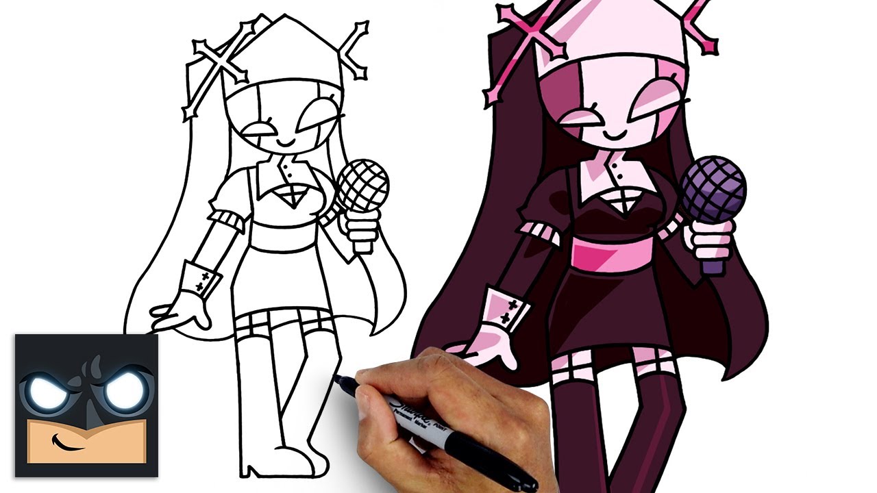 How To Draw Sarvente - Friday Night Funkin