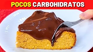Pastel BAJO EN CARBOHIDRATOS Delicioso, Fácil y Saludable - Sin Azúcar ni Gluten (Low Carb) 