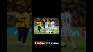 ¿Argentina no puede sin Messi? Argentina pierde 1-0 contra Ecuador #messi #argentina #ecuador