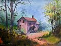 Watercolour Painting Tutorial  Cottage Scene