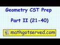 Geometry Concepts and Principles