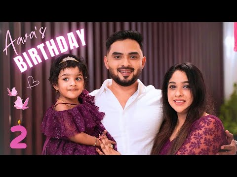 കുഞ്ഞാവയുടെ പിറന്നാൾ ❤️ | AAVA'S SECOND BIRTHDAY 😍