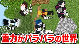 【マインクラフト😜】それぞれの"重力"がバラバラな世界でエンドラ討伐できる！？【マイクラMOD実況】