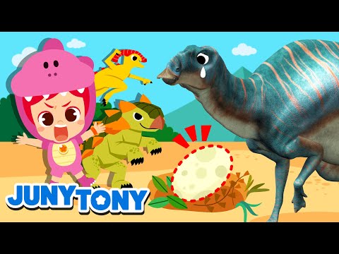 Equipe de Salvamento Dinos 🦖 Maiasaura e os Ovos Perdidos | Música Infantil Educativa | JunyTony