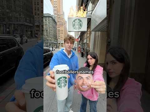 Can Starbucks Spell Footballers' Names?