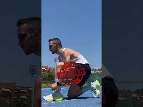 Why Were these Shoes Banned in the Olympics ? #shorts #short #youtubeshorts