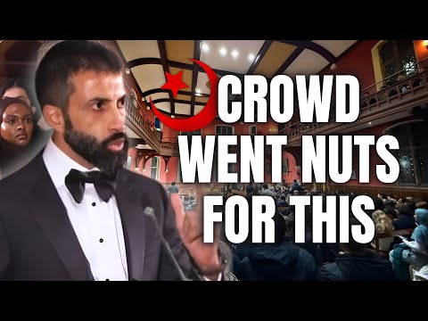 Son of Hamas SINGLEHANDEDLY Destroys Entire Jew-Hating Crowd at Oxford Union!