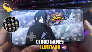 ESSE é o Melhor CLOUD GAMES ILIMITADO Para ANDROID! Jogos PC e Mobile em QUALQUER CELULAR ANDROID
