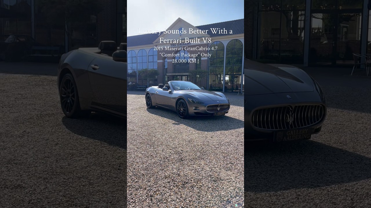 Aperçu vidéo du Maserati GranCabrio Sport (2015)