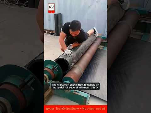 MASTER of rolls 🧰 technique and skill 🔥#shorts #crafts #skills #engineering #heavywork