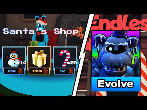 ROBIMY "PIERWSZY" EVOLVE APEXA w FNAF TOWER DEFENSE ROBLOX (CHRISTMAS UPDATE PART 2)