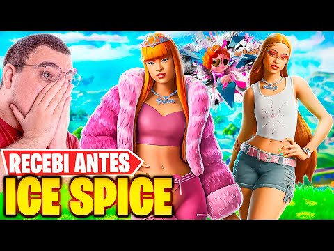 MELHOREI OS TRAVAMENTOS E RECEBI A NOVA SKIN DA ICE SPICE NO FORTNITE TEMPORADA REMIX OG 2