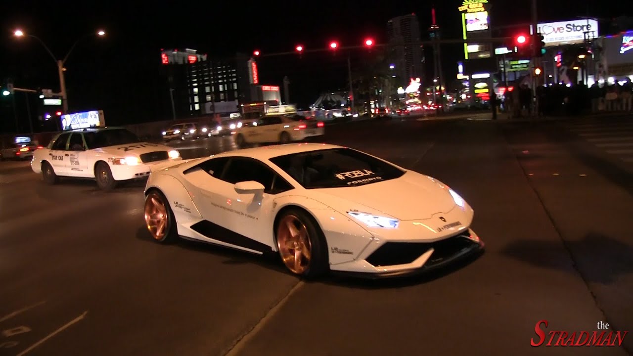 Supercars at SEMA 2015 Compilation: Lamborghini Huracan, Ferrari 458, Audi R8, Nissan GTR