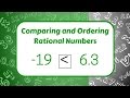 Comparing and Ordering Rational Numbers