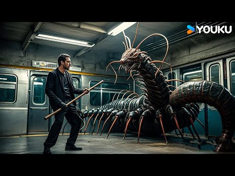 The surviving passengers begin to fight against the centipede! | The Labyrinth | YOUKU MONSTER MOVIE