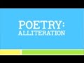 Understanding Alliteration in Poetry