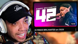 reagindo a 42 RIMAS BRILHANTES em 2025