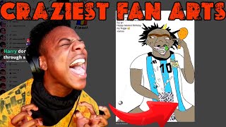 WARNING: iShowSpeed Reacts to HIS CRAZIEST FAN ARTS - iShowSpeed Funniest Moments Compilation Ever!