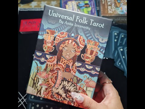 UnboxUniversalFolkTarotพักออราเคิลไปแต่จัดใหม่กับTarotใครถูก