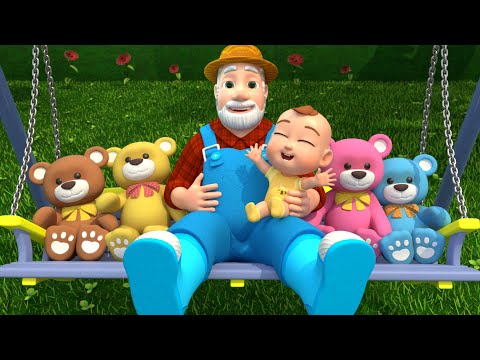 Teddy Plays on the Swing Song + More Lalafun Nursery Rhymes & Kids Songs