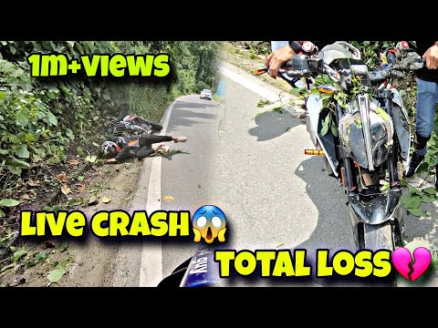 live crash😱 | duke total loss💔 #crash #viral #foryou #duke