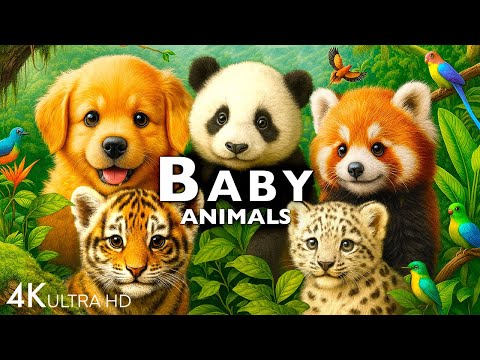 BABY ANIMALS DISCOVERY | 60FPS 4K ULTRA HD #4K #ANIMALS