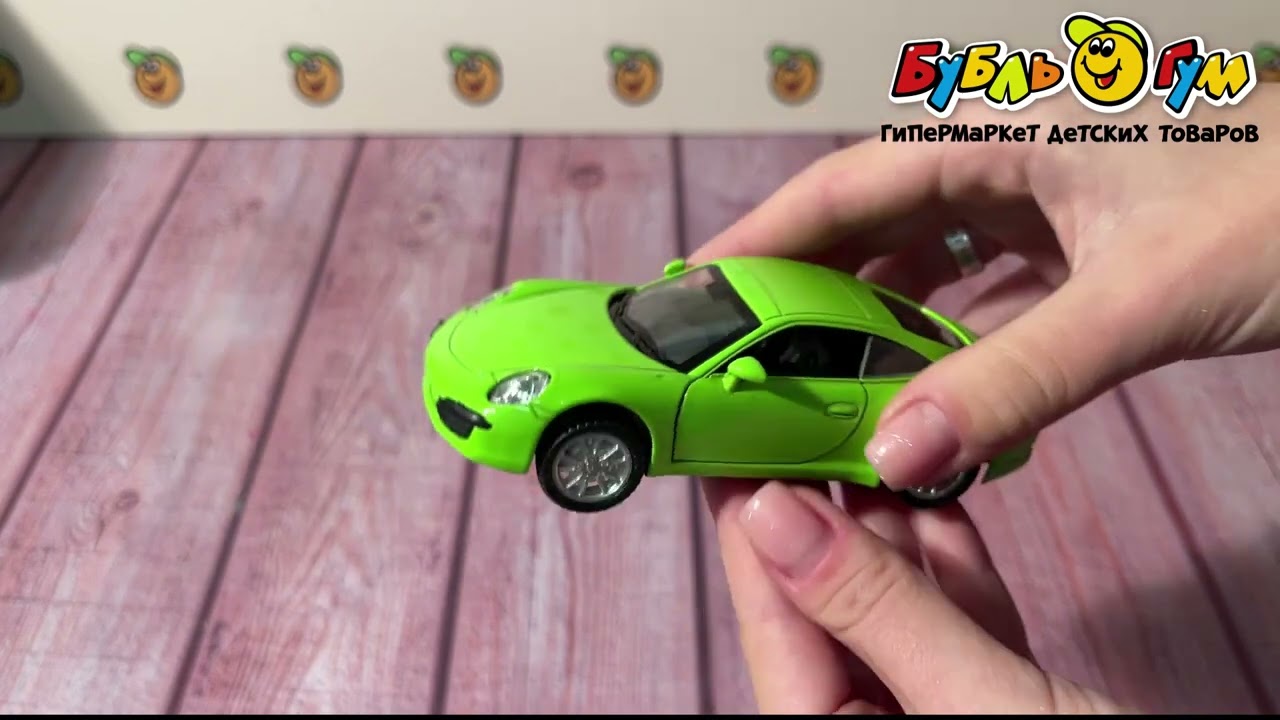 Машинка Спорткар Технопарк металлическая инерционная - видео Машинка Спорткар Технопарк металлическая инерционная - видео