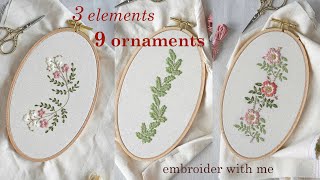 Collection of embroidery patterns & ornaments "In the shadow of the rosehip"