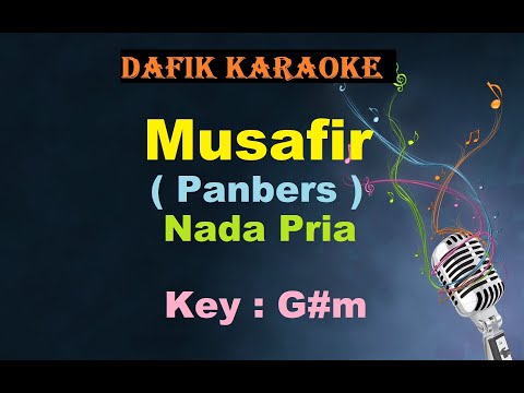 Musafir (Karaoke) Panbers Nada Pria/Cowok Male Key G#m Lagu Nostalgia Tembang Kenangan