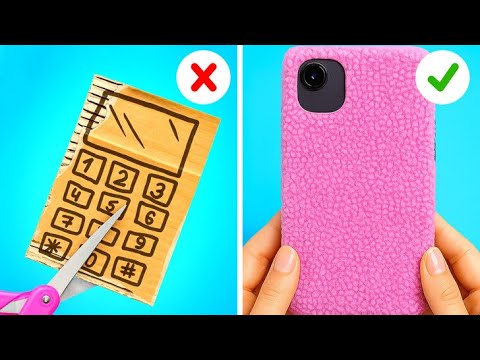 اصنع بنفسك غطاءً رائعًا لهاتفك! 📱🤩حيل كرتونية طريفة لأطفال الجيل Z من 123 GO! GOLD