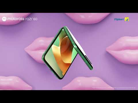 #MotorolaRazr60 |World's 1st Video Gesture with 100% True Color Cam| At ₹49999 . Sale 4-Jun@Flipkart