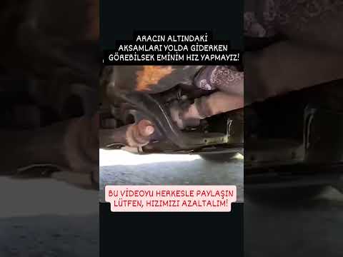 Hız yaparken arabanın alt kısmında olanları seyredin #surat #araba #hız #honda #tofaş #modifiye