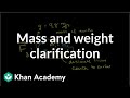 Understanding Mass and Weight