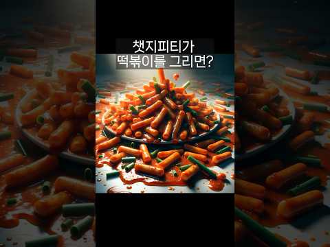 챗지피티가 떡볶이를 그리면? #chatgpt