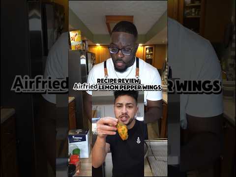 @thegoldenbalance Recipe for Airfried Lemon Pepper Wings!! #shorts #foodreview #healthy