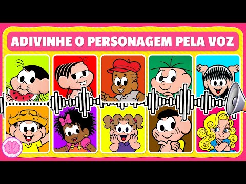 🔊 ADIVINHE O PERSONAGEM PELA VOZ - Desafio das Vozes | Maratona Turma da Mônica #dequeméavoz #monica