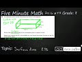 Calculating Surface Area Concepts