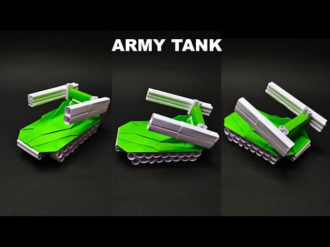 how to make a paper origami army tank - Easy Tank Tutorials