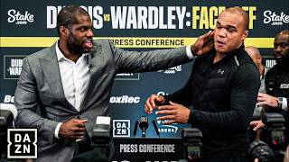 F**K YOU! Dubois ERUPTS, HEATED SLAP on Wardley at FACE-OFF