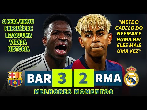 VIRADA HISTÓRICA E BARÇA CAMPEÃO | Barcelona x Real Madrid | Melhores Momentos | 26/04/2025